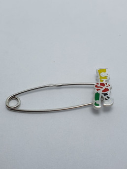 Булавка декоративная 2001 эмаль