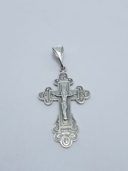Крестик серебряный 182