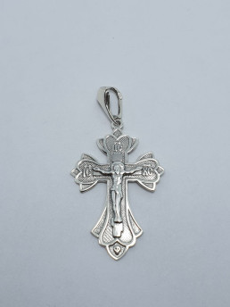 Крестик серебряный 187