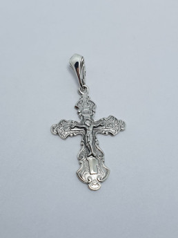 Крестик серебряный 137