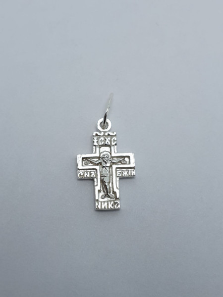 Крестик серебряный 198. Купить оптом и в розницу