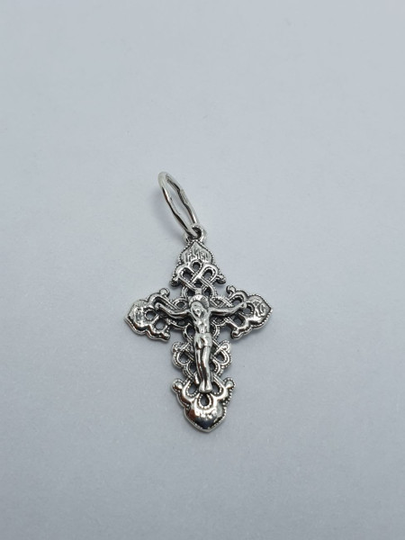 Крестик серебряный 190. Купить оптом и в розницу