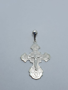 Крестик серебряный 176