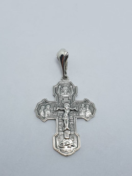 Крестик серебряный 181