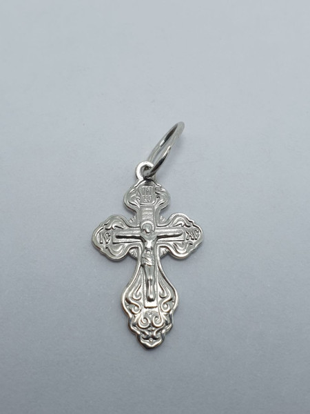 Крестик серебряный 158. Купить оптом и в розницу