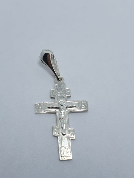 Крестик серебряный 163. Купить оптом и в розницу