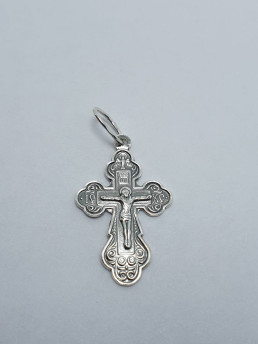 Крестик серебряный 153