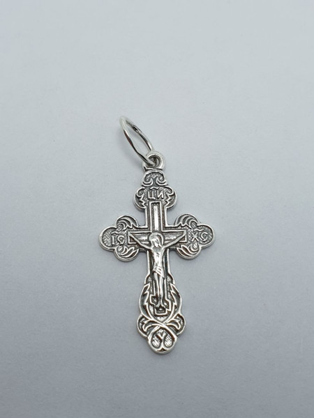 Крестик серебряный 194. Купить оптом и в розницу