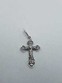 Крестик серебряный 196