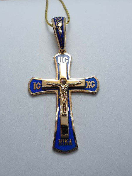 Крестик серебряный 109. Купить оптом и в розницу