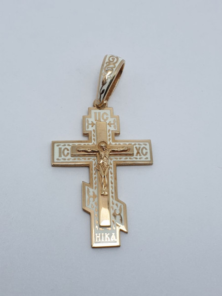 Крестик серебряный 108. Купить оптом и в розницу