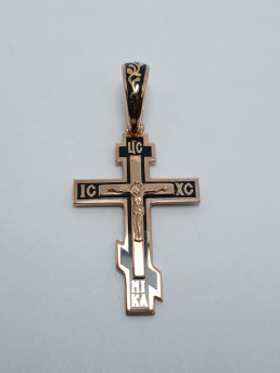 Крестик серебряный 223