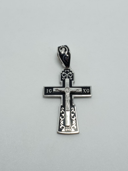 Крестик серебряный 127. Купить оптом и в розницу