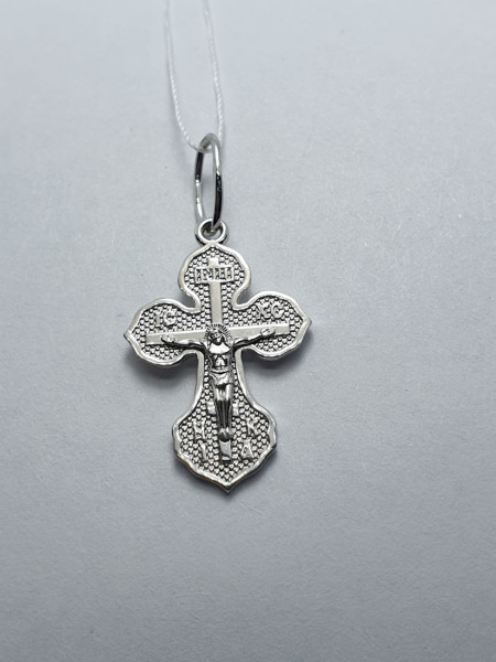 Крестик серебряный 3130. Купить оптом и в розницу