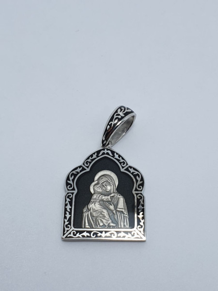 Ладанка серебряная 1074 эмаль. Купить оптом и в розницу