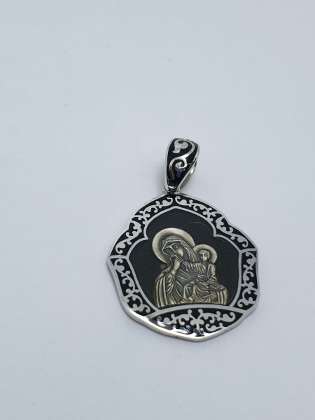 Ладанка серебряная 1078 эмаль. Купить оптом и в розницу