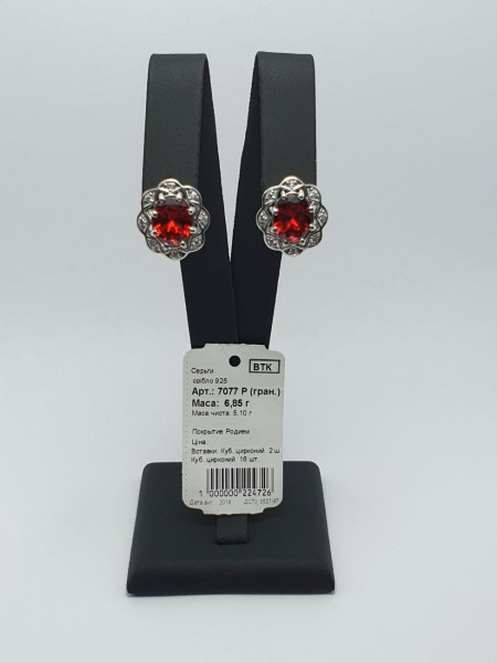 Сережки жіночі 7077. Купити оптом і в роздріб