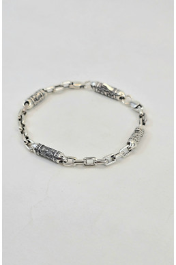 Браслет Литьевой " Николай Чудотворец " Арт 635 ч Браслет Литьевой " Николай Чудотворец " Арт 635 ч