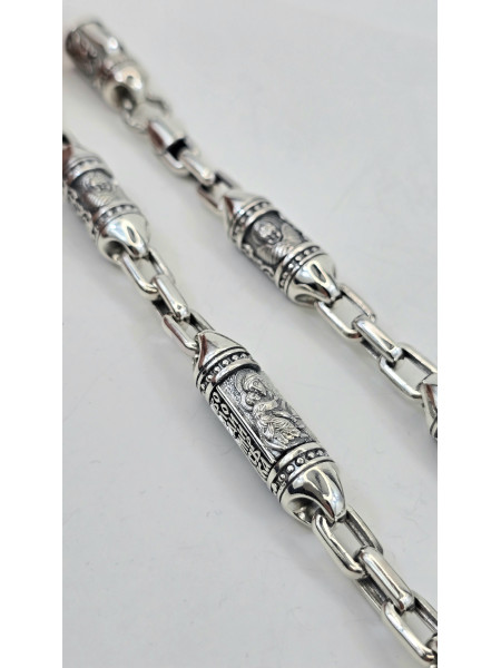 Браслет Литьевой  " Богородица " Арт 645 ч