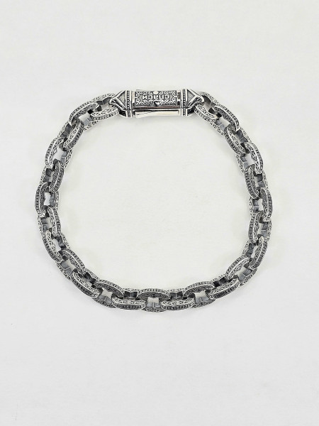  Браслет Литьевой  " Спаси и Сохрани" Арт 651 ч мужской женский  - YuvelirKukla_Kuklajewelry  Купить оптом и в розницу