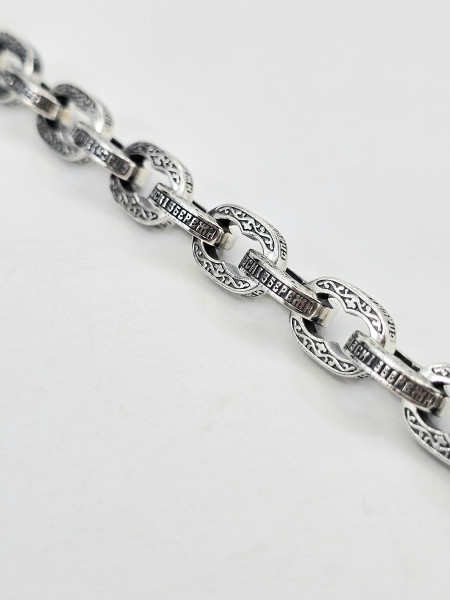  Браслет Литьевой  " Спаси и Сохрани" Арт 651 ч мужской женский  - YuvelirKukla_Kuklajewelry  Купить оптом и в розницу