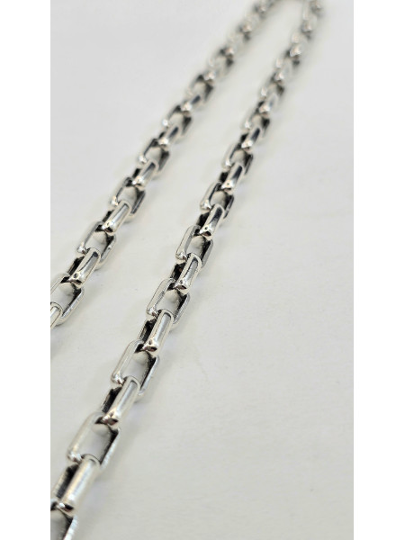 Литьевая цепь колье с серебряными вставками Архангел Михаил  мужской  женский  529ч    Купить оптом и в розницу