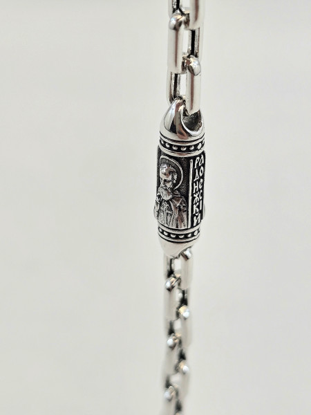 Цепь литьевая " Сергий Радонежский " Арт. 539ч Вес 64.00