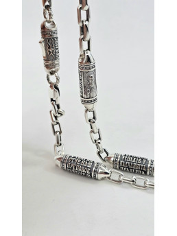 Цепь литьевая " Сергий Радонежский " Арт. 546ч Вес 158.0