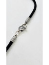Шнур - Колье с серебряными вставками Арт 471.60 ч " Спиридон Тримифунтский " мужской женский   Купить оптом и в розницу