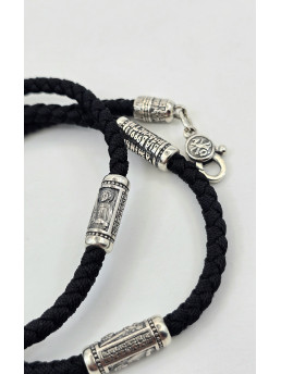 Шнур - Колье Арт. 471.62 ч " Архангел Михаил "