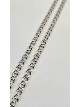 Цепи ручной вязки " Бисмарк плоский" 504/3ч Вес 18.44