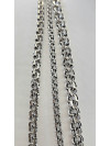 Цепи Ручной Вязки из серебра с покрытием Родия или Чернение . Купить оптом и в розницу от производителя