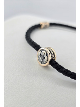 Браслет - Шнур красное золото 585° артикул 482з.32/18ч