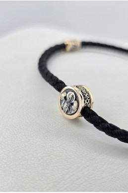 Браслет - Шнур красное золото 585° артикул 482з.32/18ч