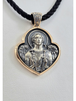 Ладанки красное золото 585° с элементами чернения зл1109