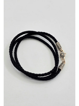  Шнур - Колье красное золото 585° артикул 488 з.ч