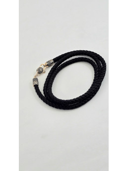   Шнур - Колье красное золото 585° артикул 500 з.ч