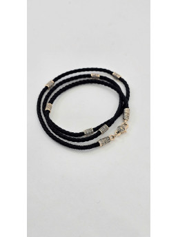   Шнур - Колье красное золото 585° артикул 503 з.ч