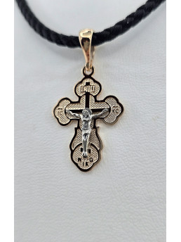 Кресты красное золото 585° артикул зк3129