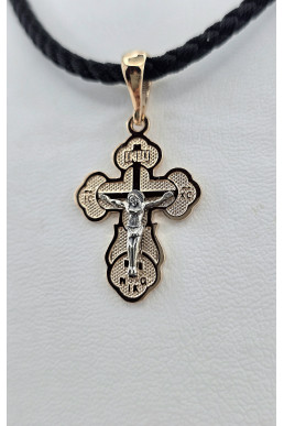 Кресты красное золото 585° артикул зк3129